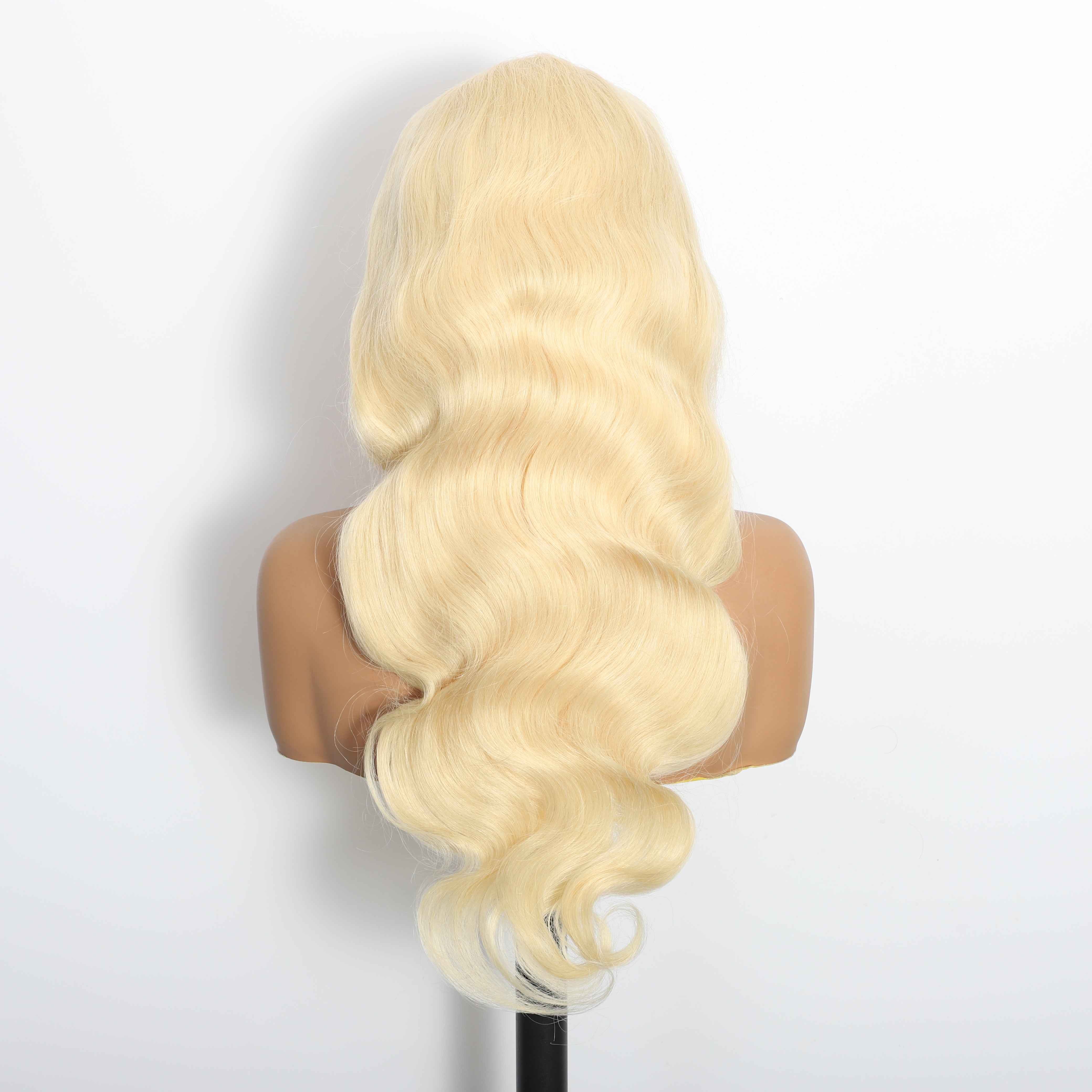 #613 HD 13"X4" Body Wave Full Frontal Lace Wig
